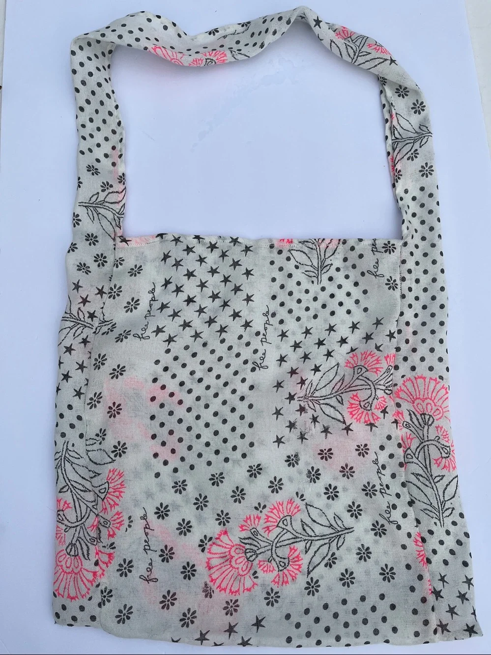 FREE PEOPLE Large Floral Tote